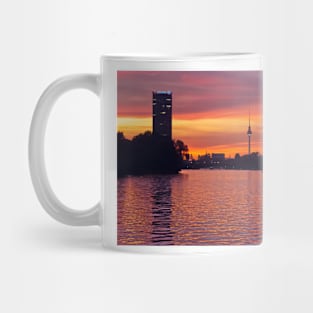 Sunset in Berlin, Germany Mug